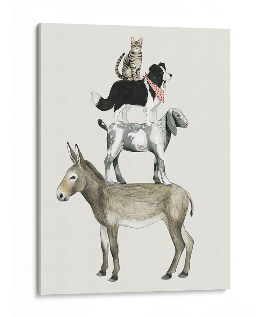 Familia De Tierras De Cultivo Ii - Grace Popp | Cuadro decorativo de Canvas Lab