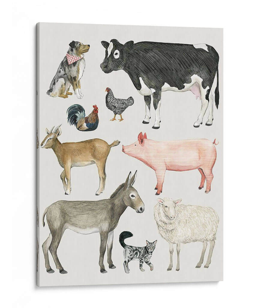Familia De Tierras De Cultivo Iii - Grace Popp | Cuadro decorativo de Canvas Lab