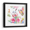 Composición De Flores De Acuarela I - Evelia Designs | Cuadro decorativo de Canvas Lab