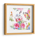 Composición De Flores De Acuarela I - Evelia Designs | Cuadro decorativo de Canvas Lab