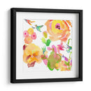 Composición De Flores De Acuarela Viii - Evelia Designs | Cuadro decorativo de Canvas Lab