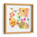 Composición De Flores De Acuarela Viii - Evelia Designs | Cuadro decorativo de Canvas Lab