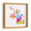 Composición De Flores De Acuarela Ix - Evelia Designs | Cuadro decorativo de Canvas Lab