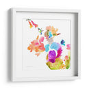 Composición De Flores De Acuarela Ix - Evelia Designs | Cuadro decorativo de Canvas Lab