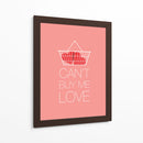 Cant Buy Me Love - Rahma Projekt | Cuadro decorativo de Canvas Lab