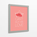 Cant Buy Me Love - Rahma Projekt | Cuadro decorativo de Canvas Lab