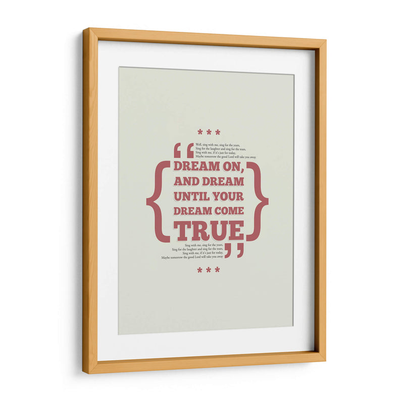 Dream On - Rahma Projekt | Cuadro decorativo de Canvas Lab