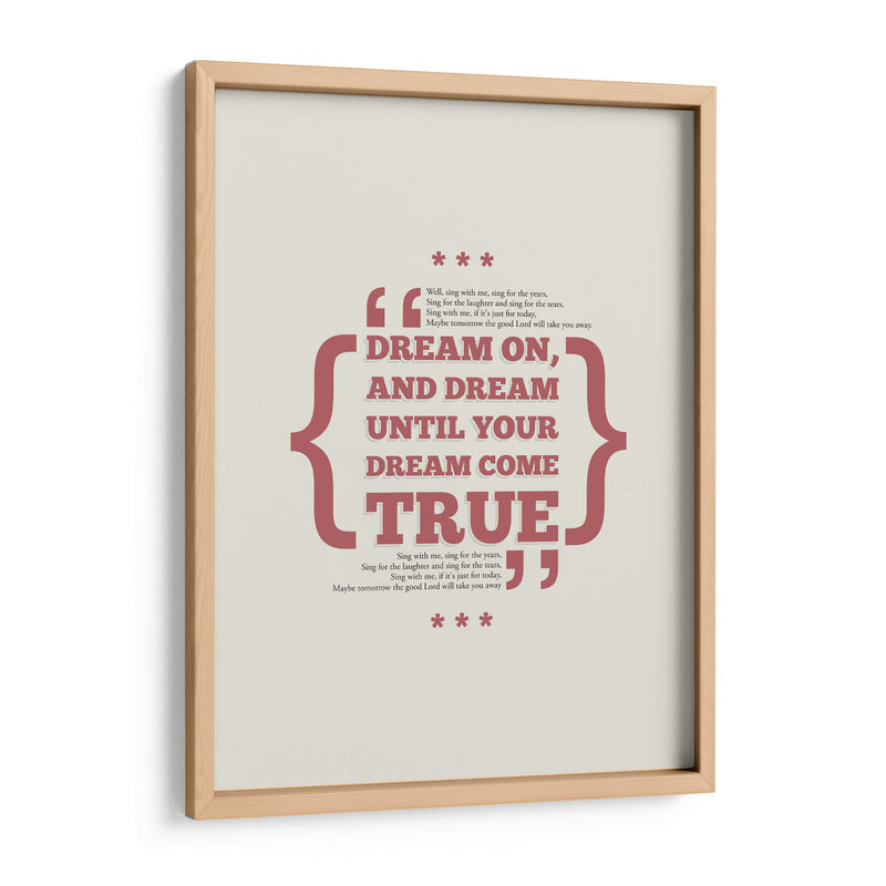 Dream On - Rahma Projekt | Cuadro decorativo de Canvas Lab