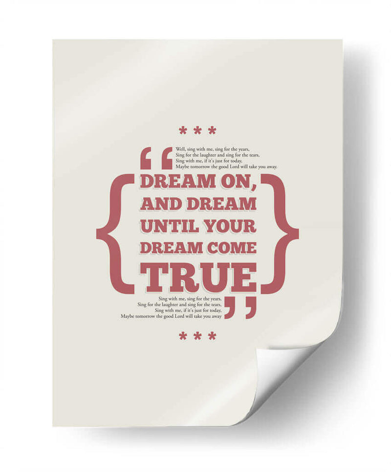 Dream On - Rahma Projekt | Cuadro decorativo de Canvas Lab