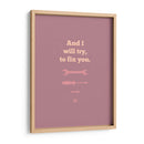 Fix You - Rahma Projekt | Cuadro decorativo de Canvas Lab