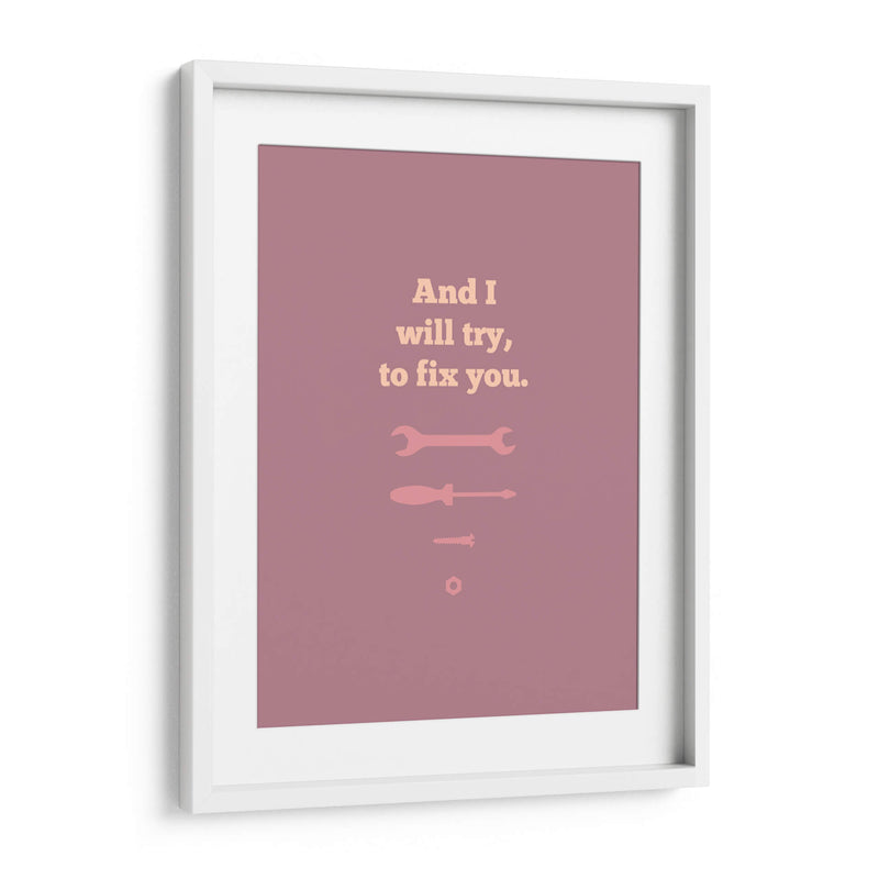 Fix You - Rahma Projekt | Cuadro decorativo de Canvas Lab