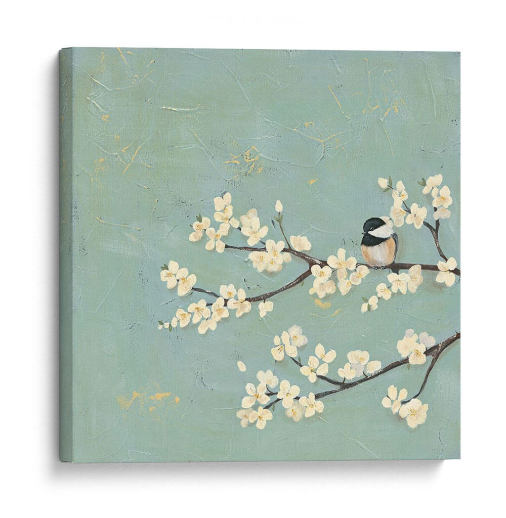 Chickadee Y Dogwood I - Jade Reynolds | Cuadro decorativo de Canvas Lab