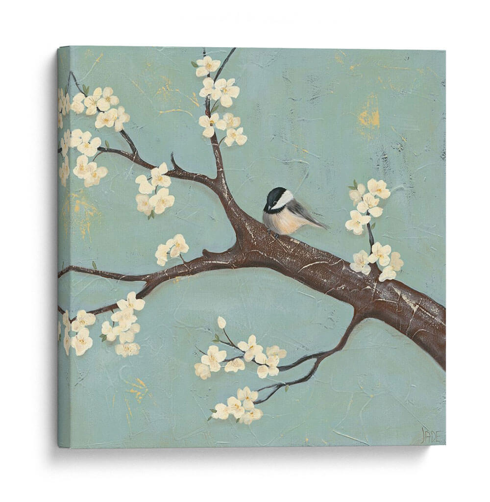Chickadee Y Dogwood Ii - Jade Reynolds | Cuadro decorativo de Canvas Lab