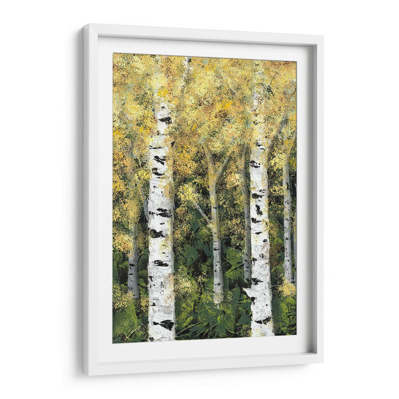 Birch Treeline I - Jade Reynolds | Cuadro decorativo de Canvas Lab