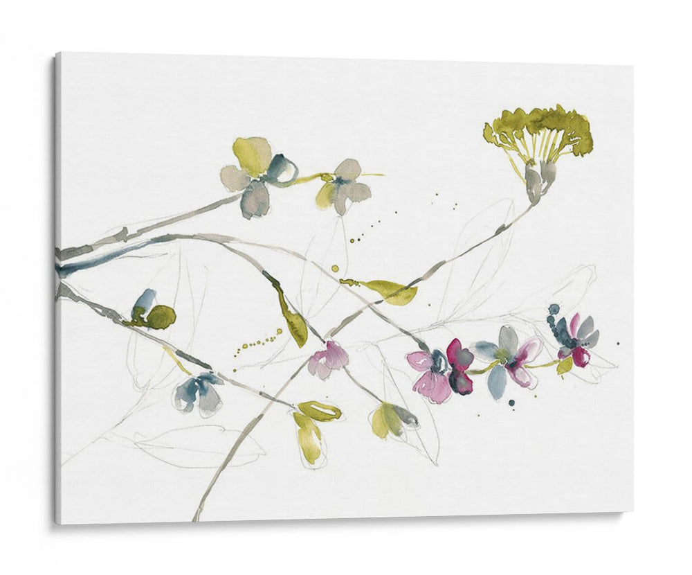 Ramas Y Flores I - Jennifer Goldberger | Cuadro decorativo de Canvas Lab