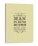 I Shot a Man in Reno - Rahma Projekt | Cuadro decorativo de Canvas Lab