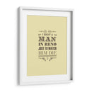 I Shot a Man in Reno - Rahma Projekt | Cuadro decorativo de Canvas Lab