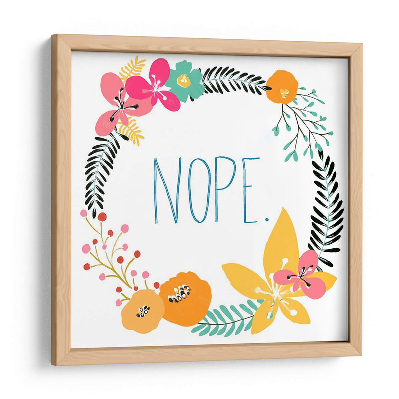 Florals Snarky I - June Erica Vess | Cuadro decorativo de Canvas Lab