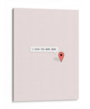 I Wish You Were Here - Rahma Projekt | Cuadro decorativo de Canvas Lab