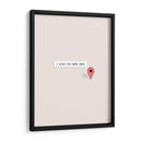 I Wish You Were Here - Rahma Projekt | Cuadro decorativo de Canvas Lab