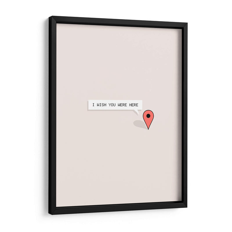 I Wish You Were Here - Rahma Projekt | Cuadro decorativo de Canvas Lab