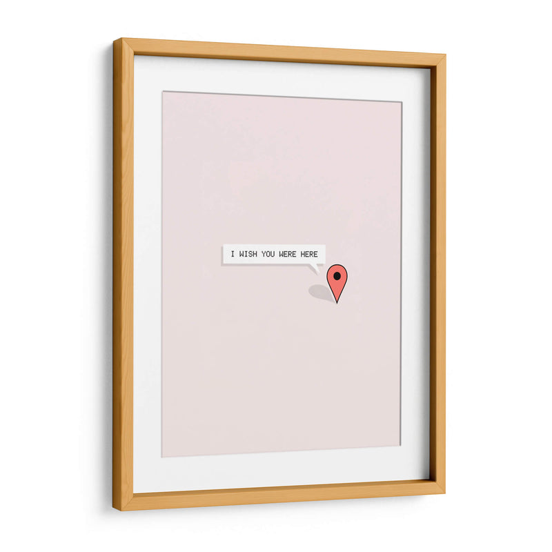 I Wish You Were Here - Rahma Projekt | Cuadro decorativo de Canvas Lab