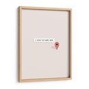 I Wish You Were Here - Rahma Projekt | Cuadro decorativo de Canvas Lab