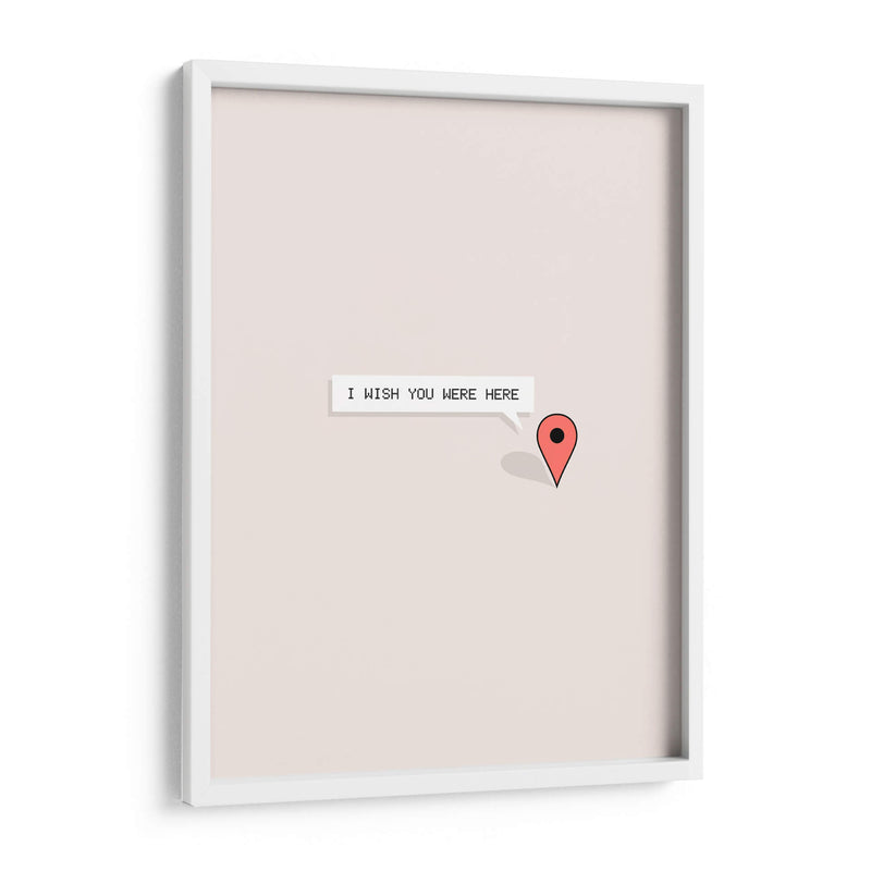 I Wish You Were Here - Rahma Projekt | Cuadro decorativo de Canvas Lab