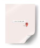 I Wish You Were Here - Rahma Projekt | Cuadro decorativo de Canvas Lab