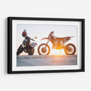 Motocicletas y atardecer | Cuadro decorativo de Canvas Lab