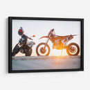 Motocicletas y atardecer | Cuadro decorativo de Canvas Lab