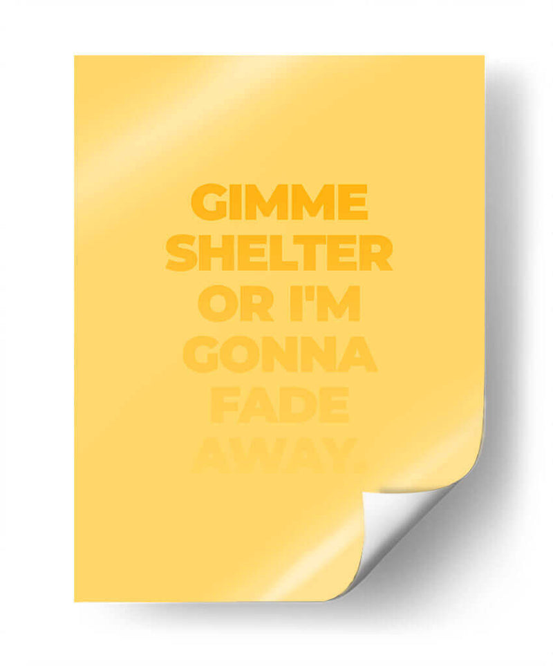 Im Gonna Fade Away - Rahma Projekt | Cuadro decorativo de Canvas Lab