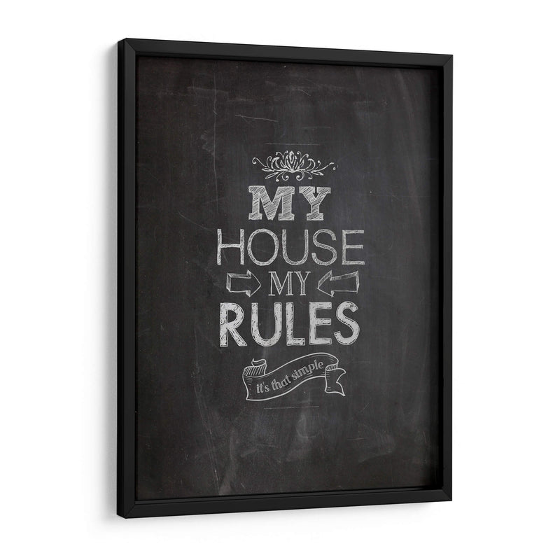 My house my rules - Rahma Projekt | Cuadro decorativo de Canvas Lab