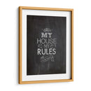 My house my rules - Rahma Projekt | Cuadro decorativo de Canvas Lab