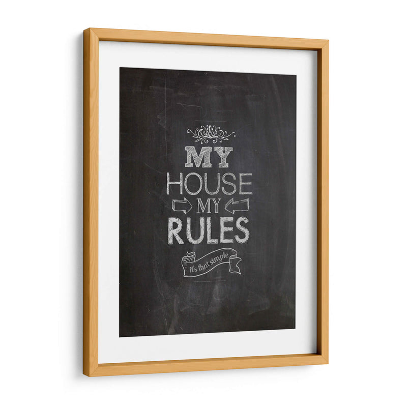 My house my rules - Rahma Projekt | Cuadro decorativo de Canvas Lab