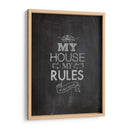 My house my rules - Rahma Projekt | Cuadro decorativo de Canvas Lab