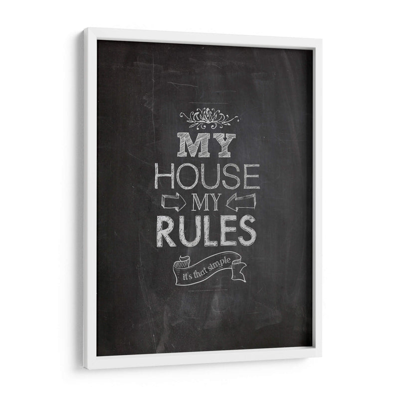 My house my rules - Rahma Projekt | Cuadro decorativo de Canvas Lab