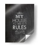My house my rules - Rahma Projekt | Cuadro decorativo de Canvas Lab