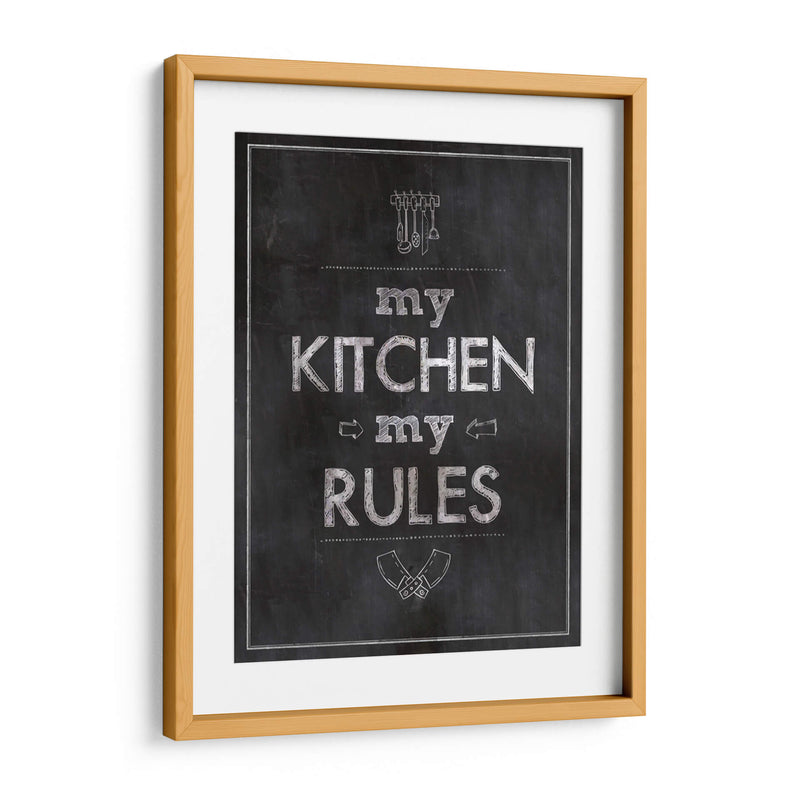 My kitchen my rules - Rahma Projekt | Cuadro decorativo de Canvas Lab