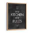 My kitchen my rules - Rahma Projekt | Cuadro decorativo de Canvas Lab