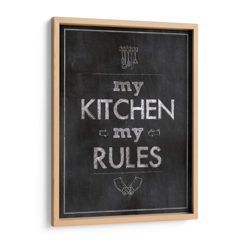My kitchen my rules - Rahma Projekt | Cuadro decorativo de Canvas Lab