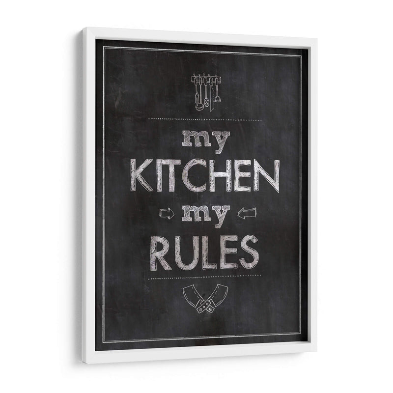My kitchen my rules - Rahma Projekt | Cuadro decorativo de Canvas Lab