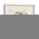 Longhorn Steer Sketch I - Ethan Harper | Cuadro decorativo de Canvas Lab