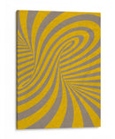 Amarillo Remolinos A - THE Studio | Cuadro decorativo de Canvas Lab