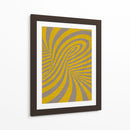 Amarillo Remolinos A - THE Studio | Cuadro decorativo de Canvas Lab