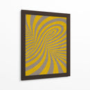 Amarillo Remolinos A - THE Studio | Cuadro decorativo de Canvas Lab