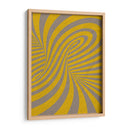 Amarillo Remolinos A - THE Studio | Cuadro decorativo de Canvas Lab