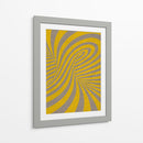 Amarillo Remolinos A - THE Studio | Cuadro decorativo de Canvas Lab