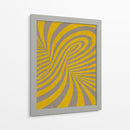 Amarillo Remolinos A - THE Studio | Cuadro decorativo de Canvas Lab
