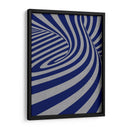 Cobalto Remolinos D - THE Studio | Cuadro decorativo de Canvas Lab